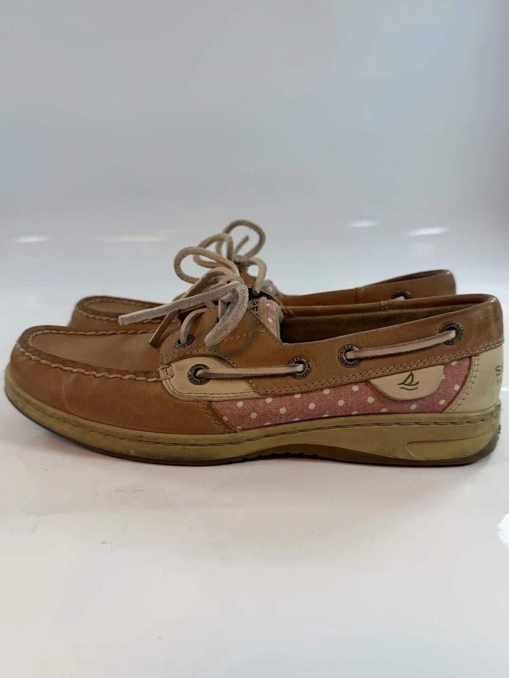 Sperry Top Sider Leather Boat‎ Shoes in Tan